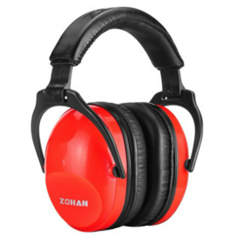 Protetor Abafador Som Ruído Auricular Zohan Vermelho TEA
