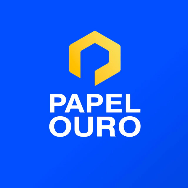 Cartonagem Papel Ouro