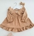 Confort y Estilo: Vestido Frisado con Delicado Moño - Little Jungla