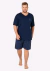 Pijama Masculino Verão Plus Size - Veleiro e Ancora Azul - comprar online