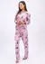 Pijama Feminino Inverno Suede - Estampa Panda Maluca Rosa - comprar online