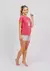 Pijama Feminino Verão - Abraço de Ovelha Rosa - Noite Di Luna