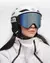 Imagen de CASCO ARMOR WHITE/BLUE TALLE S/M