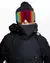 Imagen de ANTIPARRAS FREERIDE STEEL WHITE/RED