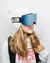 Imagen de ANTIPARRAS SNOWFLAKE BLACK/BLUE