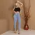Calça Jeans Clássica Com Levanta Bumbum Clare Marmorizado - comprar online