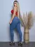 Calça Jeans Feminina Snow Power Levanta Bumbum Cos Alto Laycra - comprar online