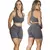 Kit 2 Conjuntos Academia 2 Tops e 2 Shorts Empina Bumbum