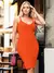 Vestido Curto Tricot Alça Fenda Elastano na internet