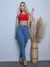 Calça Jeans Feminina Snow Power Levanta Bumbum Cos Alto Laycra na internet