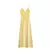 Vestido de cetim com decote em V - comprar online