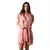 Imagem do Robe Feminino Kimono Manga Curta Linha Noite Pijama Dormir Sleepware