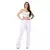 Calça Flare Feminina Jeans Com Licra Cintura Alta Branca - loja online