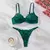 Conjunto de lingerie feminina de 2 peças, renda bordada floral, sexy - comprar online