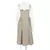 Elegante vestido plissado sem encosto sem mangas feminino, vestido Midi monocrom na internet