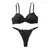Conjunto de lingerie feminina de 2 peças, renda bordada floral, sexy - comprar online