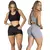 Kit 2 Conjuntos Academia 2 Tops e 2 Shorts Empina Bumbum na internet