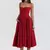 Elegante vestido plissado sem encosto sem mangas feminino, vestido Midi monocrom na internet