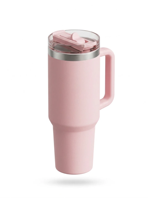 COPO TÉRMICO INOX PORTÁTIL C/CANUDO 1200ML - comprar online