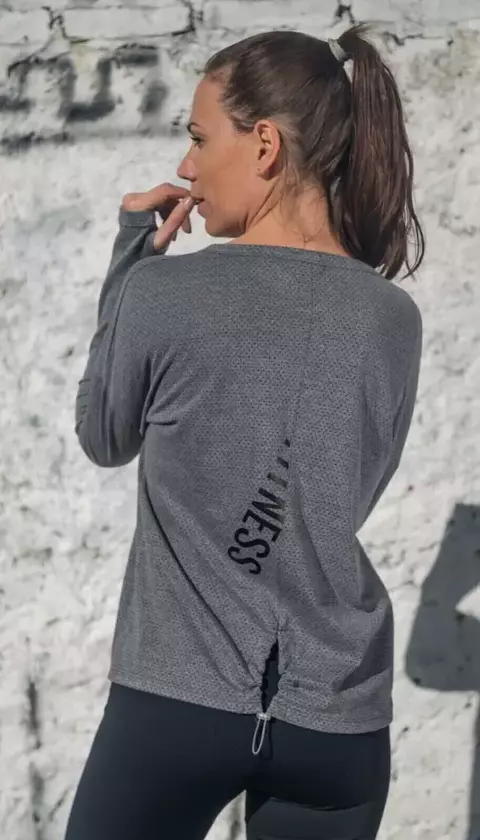 Buzo Iri Gris y Negro