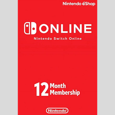 Nintendo Online USA – 12 Meses de Juegos Clásicos y Multijugador Online