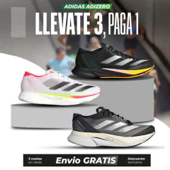 ¡PROMO EXCLUSIVA! ADIZERO 3X1