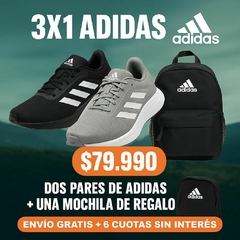 zapatillas 2 x 1 mas mochila de regalo - comprar online