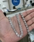 Conjunto Swarovski Bolinha Revestido a Ródio