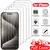Película de vidro transparente para iPhone 15 16 Pro Max - ConectaPro