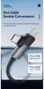 Cabo de dados Essager Tipo C para Tipo C e Lightning, PD 65W, 2 em 1 - comprar online