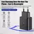 45w usb c carregador original pd carga rápida para samsung galaxy - ConectaPro