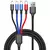 Imagem do 3 em 1 carregador usb cabo de carregamento rápido tipo c micro lightNING multi