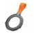 Suporte de telefone com anel magnético MagSafe com cabo de silicone Suporte giratório