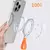 Suporte de telefone com anel magnético MagSafe com cabo de silicone Suporte giratório - ConectaPro