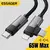 Imagem do Cabo de dados Essager Tipo C para Tipo C e Lightning, PD 65W, 2 em 1