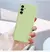 Capa de silicone líquido original para samsung galaxy a15 a25 a35 a55 na internet