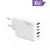 Tipo C Adaptador de carregamento rápido, 5 portas. USB 120W