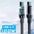 Nnbili 120w tipo c para tipo c cabo de telefone cabo de carregamento super rápi - loja online
