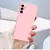 Capa de silicone líquido original para samsung galaxy a15 a25 a35 a55 - ConectaPro