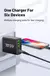 Carregador usb 65w carregador de telefone móvel carregamento rápido - loja online