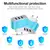 Cabeça de carregamento multifuncional de 3 portas USB - comprar online