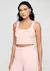 Top Cropped Alças Duplas Dzarm Canelado - STAR CHIC