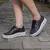 Tênis Casual Feminino Glitter Cano Curto Com Cadarço De Cetim 605-GG - loja online