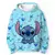 Kawaii lilo ponto 4-14 anos crianças anime moletom para meninos e meninas - Silva Expressories