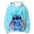 Kawaii lilo ponto 4-14 anos crianças anime moletom para meninos e meninas - comprar online