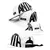 Boné Five Panel Kemp Letreiro Streetwear Estiloso Oversized - Branco - comprar online