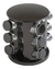 Especiero Condimentero Giratorio X 12 Frascos De Acero Rxl - comprar online