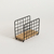 Servilletero Vertical con Base Madera