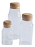 Botella De Vidrio Borosilicato Y Corcho Small - comprar online