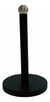 Porta Rollo De Cocina Premium Negro Mate Con Punta Plateada - comprar online